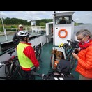 Auf der Fähre bei Hitzacker.